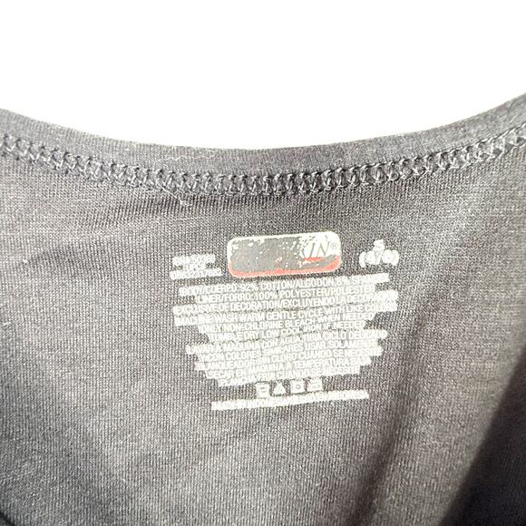 Danskin Black Built In Bra Empire Waist Tank Top Small - Picture 4 of 5